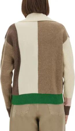 Paul Smith - Patchwork Cardigan - Größe M - beige