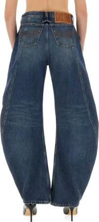Jean Paul Gaultier - Relaxed-Fit Low-Rise Jeans With Unique Side Zipper - Größe 27 - blau