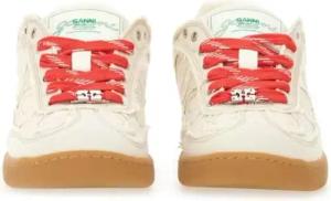 GANNI Low-Top Sneaker - 08 Canvas Sneaker - Gr. 37 (EU) - in Weiß - für Damen