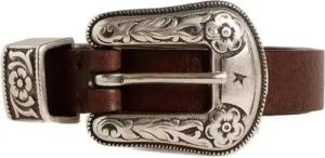 Golden Goose Gürtel - New Tex Leather Belt - Gr. 90 - in Braun - für Damen