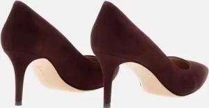 Gianvito Rossi Hohe Schuhe - Burgundy Suede Gianvito Rossi Pumps With 70 Mm Hee - Gr. 40 (EU) - in Schwarz - für Damen