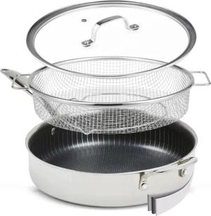 MediaShop Bratpfanne Titan Pan, Edelstahl (Set,