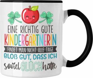 Trendation Tasse Kindergärtnerin Tasse Geschenk Dankeschön