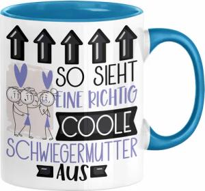 Trendation Tasse Schwiegermutter Geschenk Tasse Geschenkidee