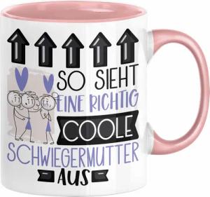 Trendation Tasse Schwiegermutter Geschenk Tasse Geschenkidee