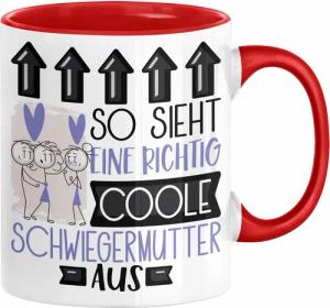 Trendation Tasse Schwiegermutter Geschenk Tasse Geschenkidee