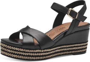Tamaris Keilsandalette, Sommerschuh, Sandale, Keilabsatz, mit