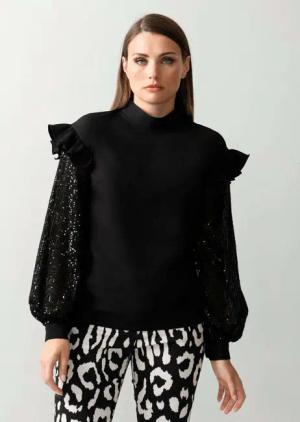 Alba Moda Langarmbluse Bluse in angesagtem