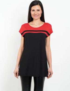 Seidel Moden T-Shirt mit Colorblocking und