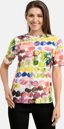 BICALLA T-Shirt Shirt mit Bubble-Print in
