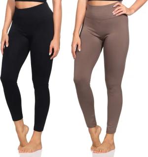 Aurela Damenmode Thermoleggings Damenleggings leicht angeraute