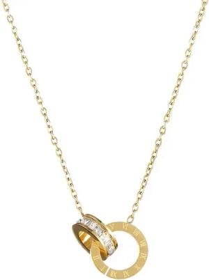 KARMA Kette mit Anhänger Damen Edelstahl
