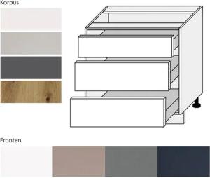 Unterschrank Bonn B/T/H: 80 cm /
