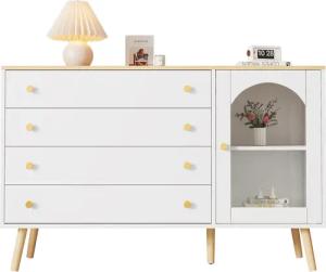 REDOM Sideboard Kommode Schrank mit Bogentüren