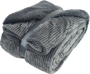 Wohndecke Kuscheldecke Cordoptik 150 x 200