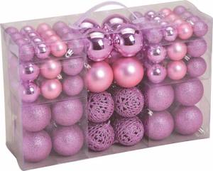 Spetebo Weihnachtsbaumkugel Kunststoff Christbaumkugeln 100er Set