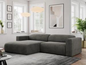 MKS MÖBEL Ecksofa PASADENA, Set, Wellenfedern,