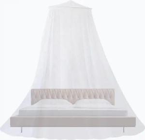 LuxusKollektion Moskitonetz Moskitonetz Doppelbett Baldachin weiß,