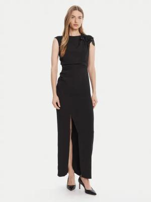 Rinascimento Abendkleid CFC0020094002 Schwarz Slim Fit