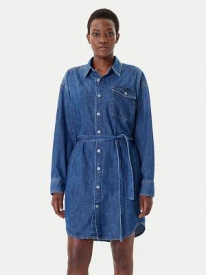 G-Star Raw Jeanskleid D26814-D252 Dunkelblau Regular Fit