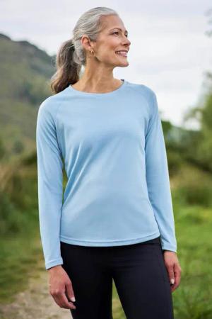 Endurance Damentop mit V-Ausschnitt - Blau