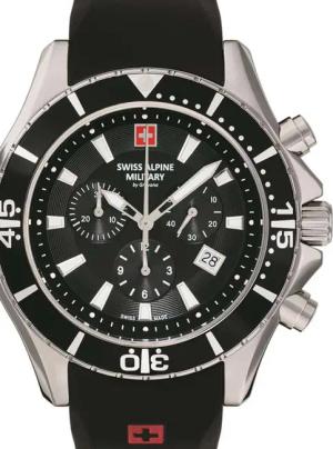 Swiss Alpine Military 7040.9837 Chronograph Herrenuhr 45mm 10ATM