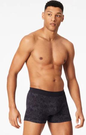 Shorts Interlock kohle gemustert - Fine Interlock 9