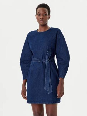 French Connection Jeanskleid 71ZAQ Dunkelblau Regular Fit