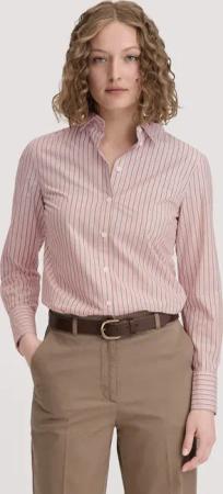 hessnatur Damen Bluse Regular aus Bio-Baumwolle - rosa - Größe 44