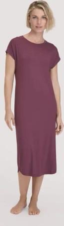 hessnatur Damen Nachthemd PURE FLOW aus TENCEL™ Modal - lila - Größe 38