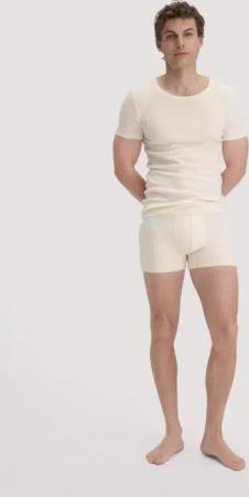 hessnatur Herren Pants Regular Cut im 2er-Pack PURE NATURE aus Bio-Baumwolle - natur - Größe 6