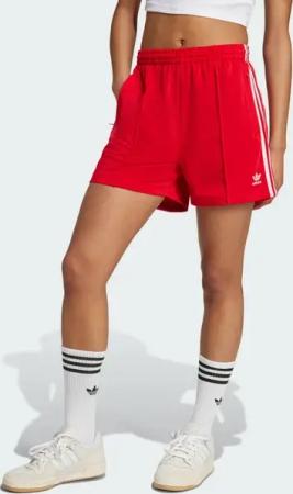 Adidas Firebird Damen Kurze Hosen - Rot - Größe A/XS - Poly Jersey