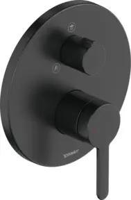 Duravit Fertigmontageset C.1 UP-Brause-Einhebelmischer, m Umstellvent., rd, sw ma