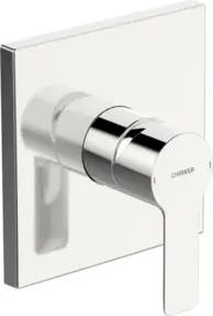 Hansa Fertigset HANSABLUEBOX LIGNA UP-Brause-Einhebelmischer, Rosette eckig, chrom