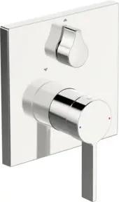 Hansa Fertigmontageset HANSABLUEBOX LOFT UP-Wannen-Einhebelmischer, eckige Rosette, chrom