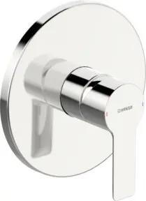 Hansa Fertigmontageset HANSALIGNA UP-Brause-Einhebelmischer, Rosette rund, chrom