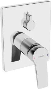 Hansa Fertigset HANSABLUEBOX TWIST UP-Wannen-Einhebelmischer, Drehumsteller, chrom