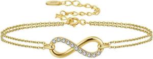 Suzan Gold Charm-Armband Eternelle – Zartes