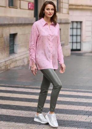 Alba Moda Lederimitathose Leggings