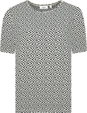 elanza T-Shirt Shirt mit Jacquard-Muster in