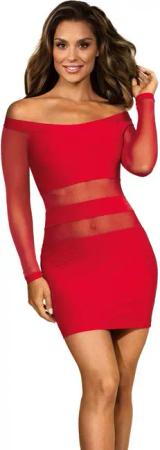 Axami Minikleid V-9299 dress red -