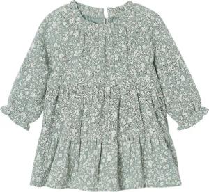 vertbaudet Minikleid Mädchen Baby Volantkleid aus