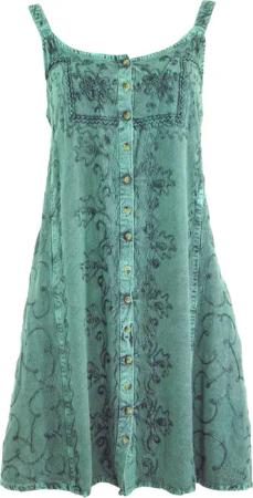 Guru-Shop Midikleid Besticktes indisches Kleid, Boho