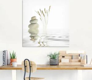Artland Glasbild Zen Friede, Zen (1