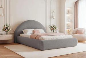 Compleo Polsterbett glamourös, Designerbett mit Bettkasten