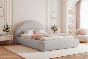 Compleo Polsterbett glamourös, Designerbett mit Bettkasten
