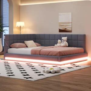 Merax Daybett mit LED und USB-Steckdose