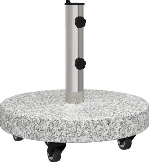 vidaXL Schirmhalter Sonnenschirmständer Grau 45 x