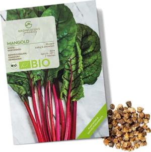 Growgreens Gemüsesamen BIO Mangold Samen (Rhubarb)