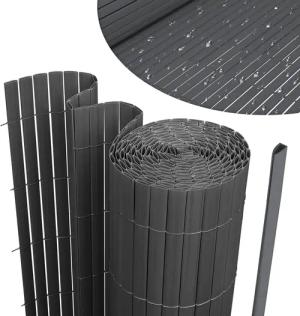 Clanmacy Balkonsichtschutz PVC Sichtschutzmatte Sichtschutzzaun Gartenzaun